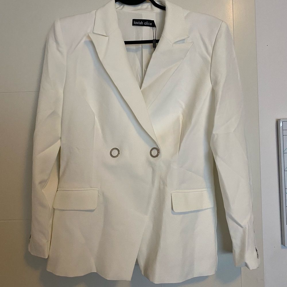 White blazer